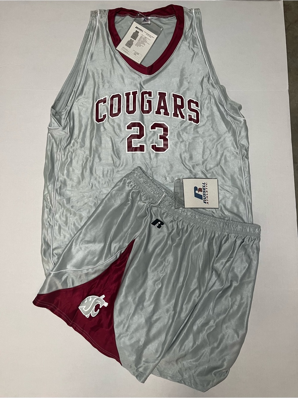 Vintage Washington State Cougars Basketball Jersey Russel Athletic Prototype XL